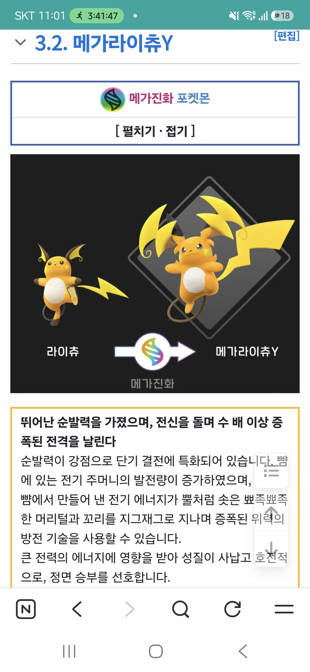 3.2. 메가라이츄Y