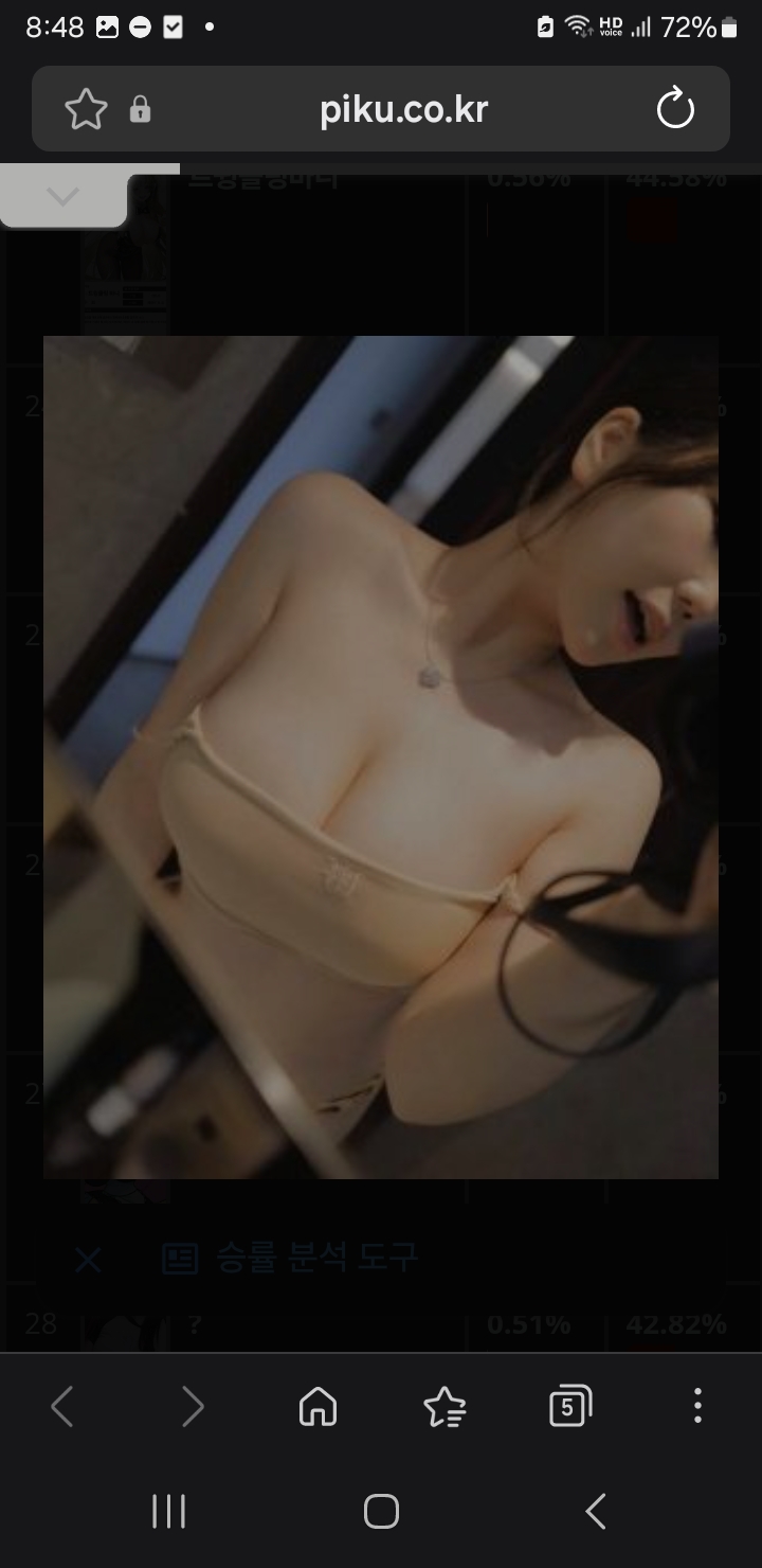 거울이 볼때