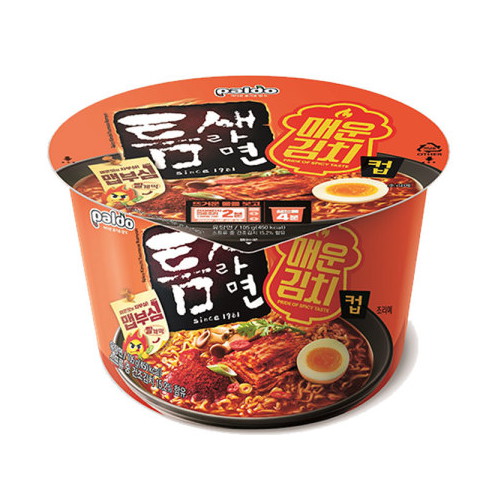 틈새라면 김치