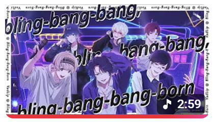Bling-Bang-Bang-Born Bling-Bang-Bang-Born