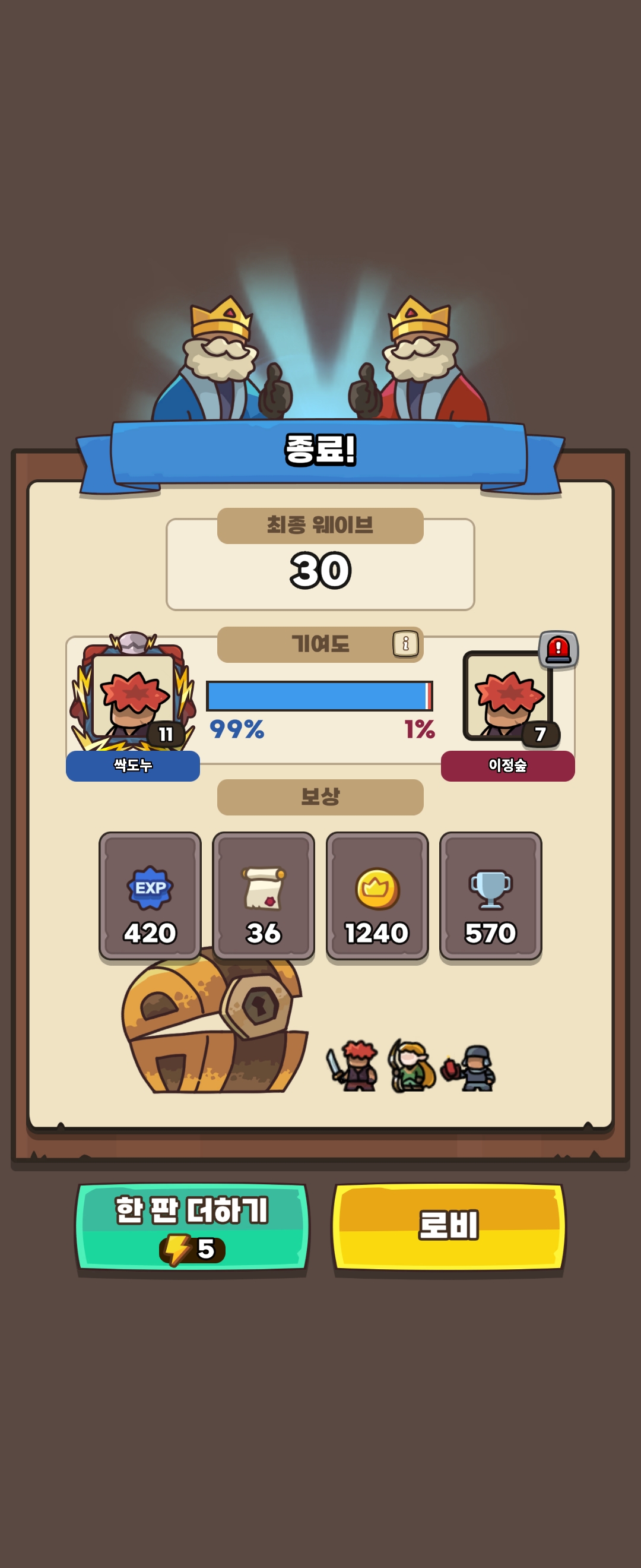 운빨존많겜 순위 