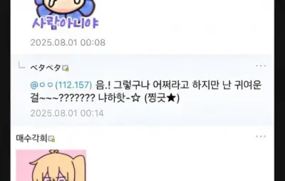 11년생 미니 갤러리 티어표