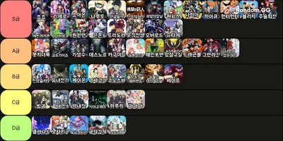 애니메이션 티어 (50개)
