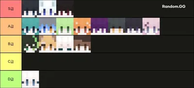 팀 팔레트 티어표