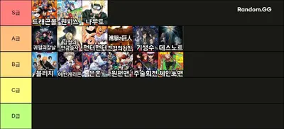애니메이션 티어 (50개)