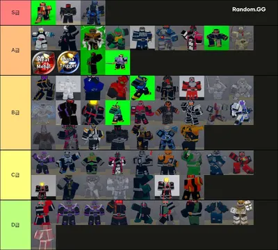 라이더블록스 티어리스트 roblox riderblox tier list