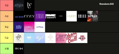 4세대 걸그룹 티어