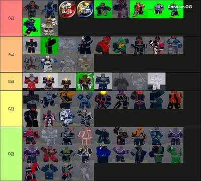 라이더블록스 티어리스트 roblox riderblox tier list