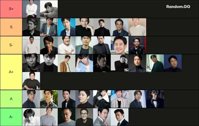 한국 남배우 티어메이커 (만 40세 이상, 만 60세 미만)