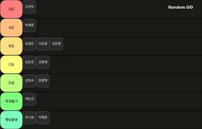 롤 실력 티어표