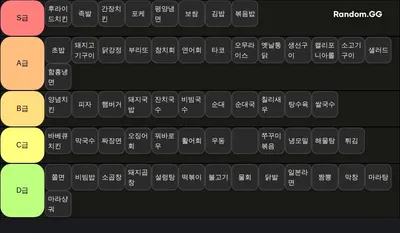 좋아하는 음식