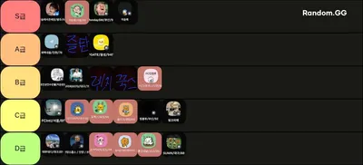 클랜원 티어표