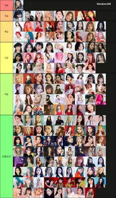 2023 여자 아이돌 비주얼 티어