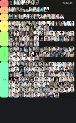 한국 남자배우 티어표