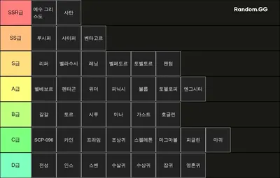 신 게임 티어