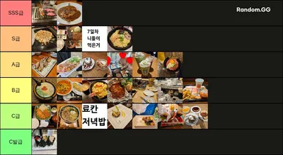 11.26~12.06 식당 티어리스트