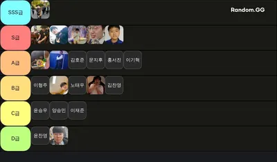  호암부 하윤서 호감도 티어표 반박 안받음 상처 받으셈 병신아