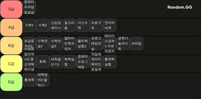 서울대 교과목